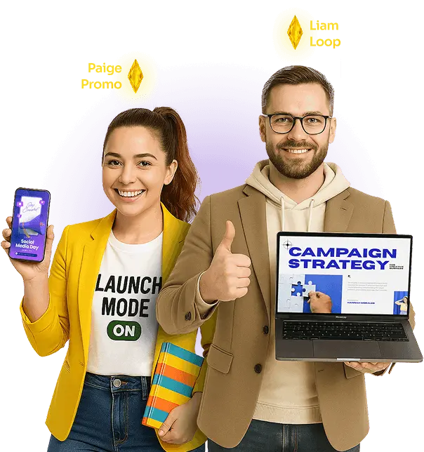 The Buzz Agents AI perpetual posting calendar organizing smart content streams for automated 24/7 social media activity.